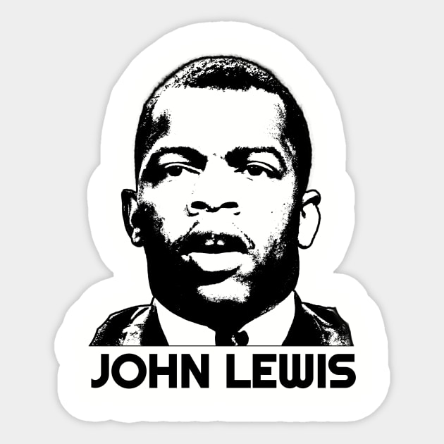 John Lewis, Black History John Lewis Sticker TeePublic